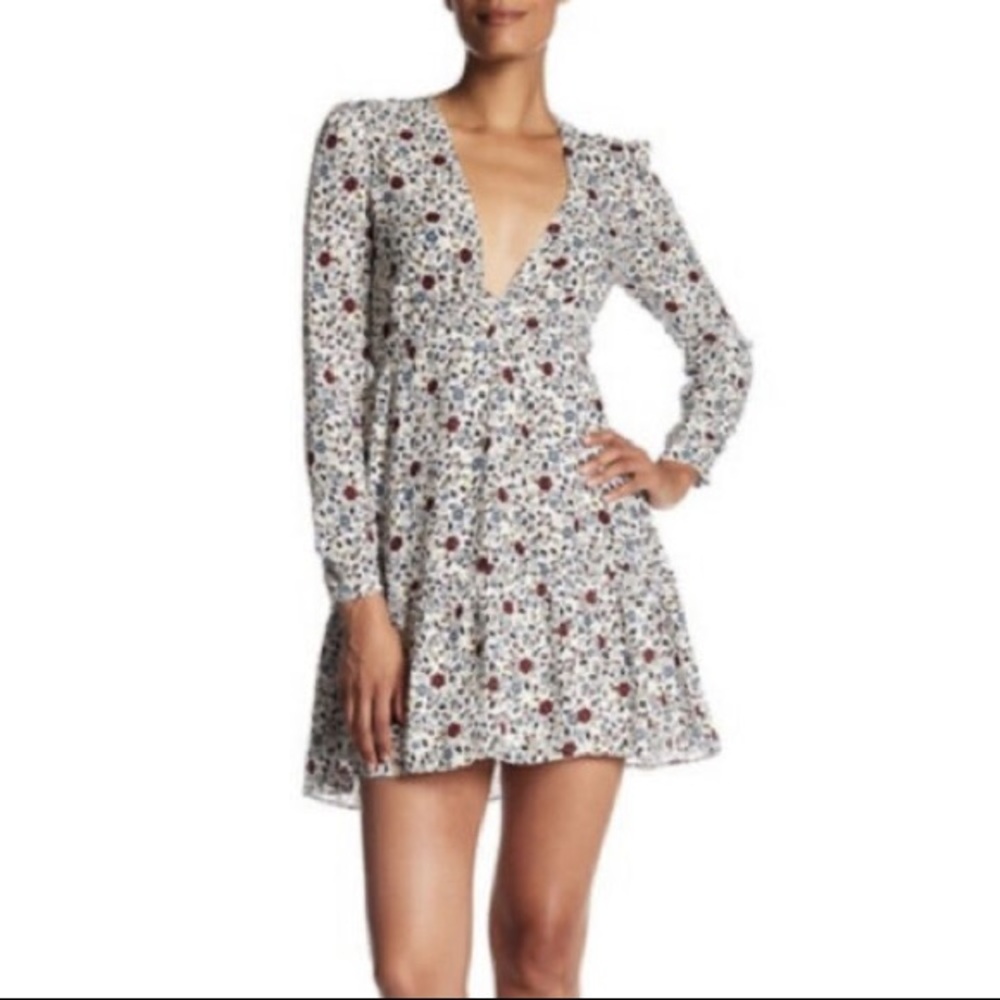 ALC silk floral dress